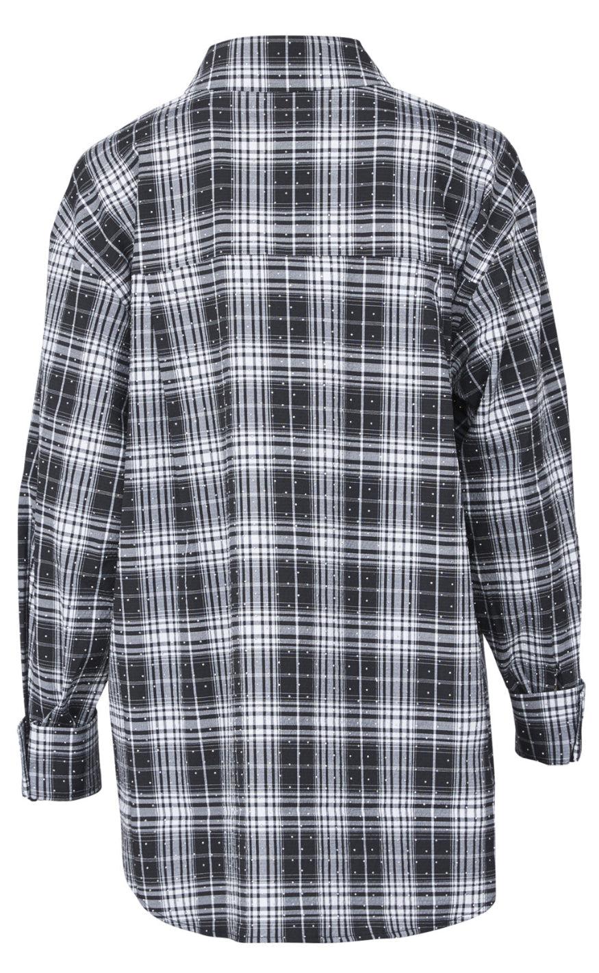 Love & Divine Skjorte - Love1016-1 - Black Check/Stone