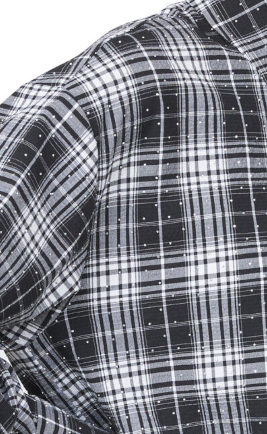 Love & Divine Skjorte - Love1016-1 - Black Check/Stone
