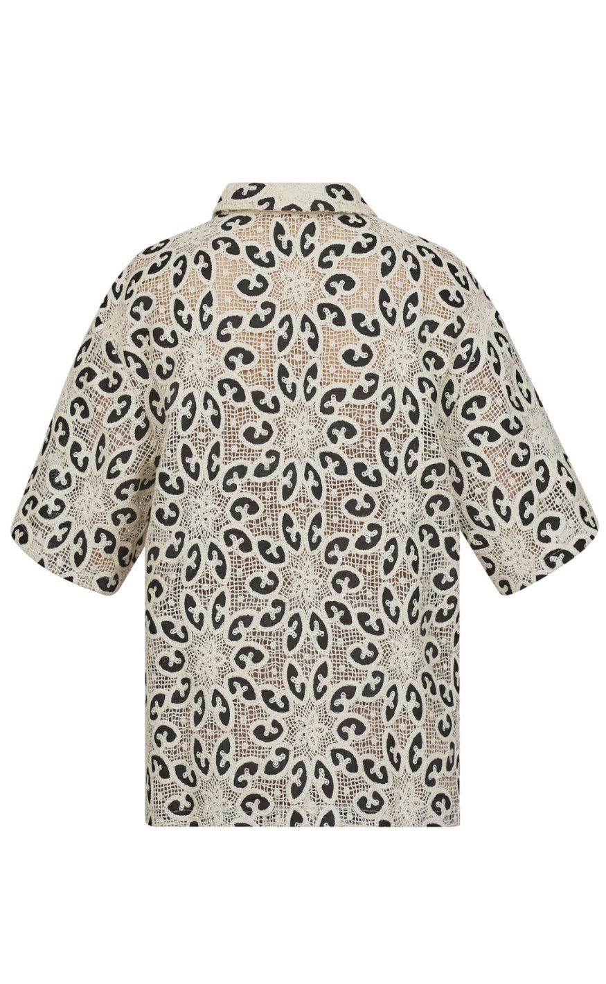 Love & Divine Skjorte - Love1092 - Cream/Black
