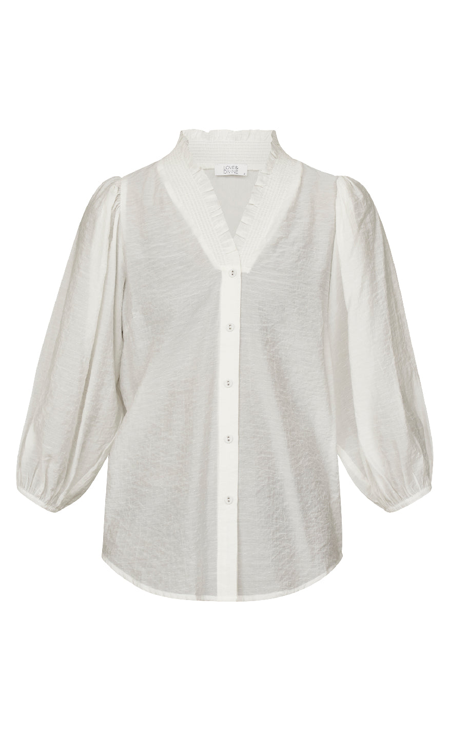Love & Divine Skjorte - Love1151 - White