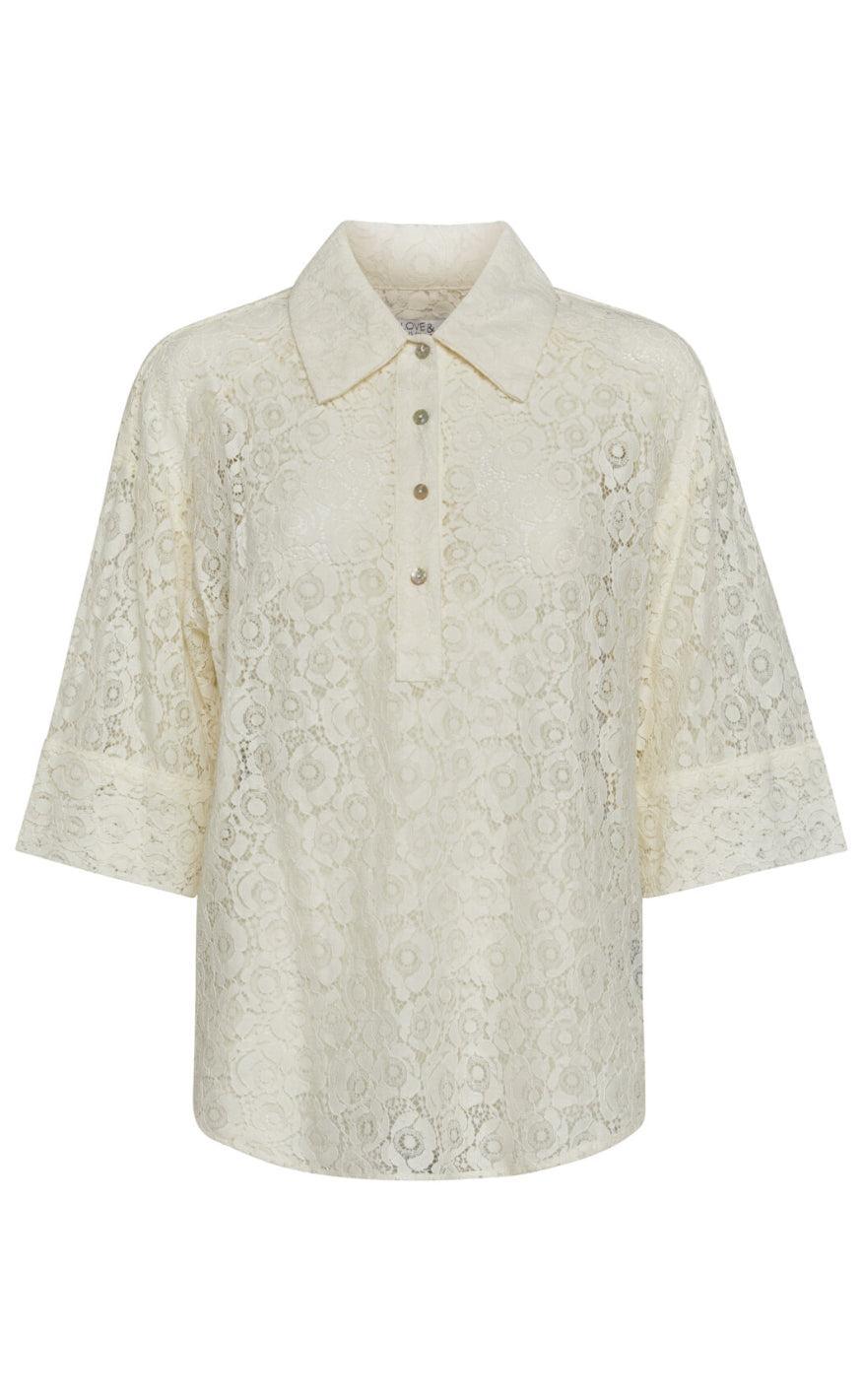 Love & Divine Skjorte - Love1316 - Cream