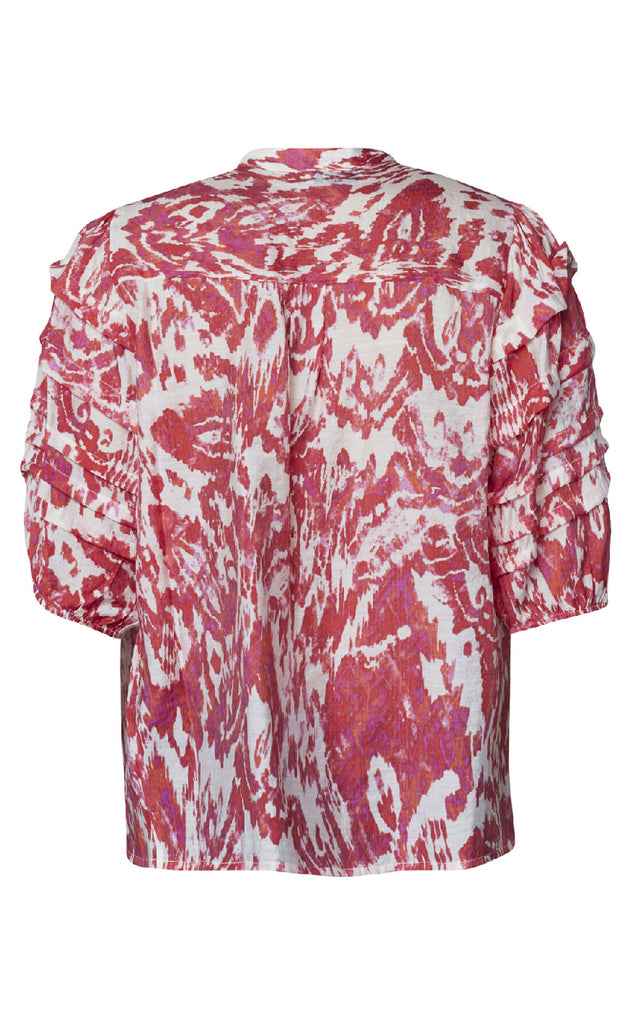 Love & Divine Skjorte - Love1336-1 - Red Ethnic
