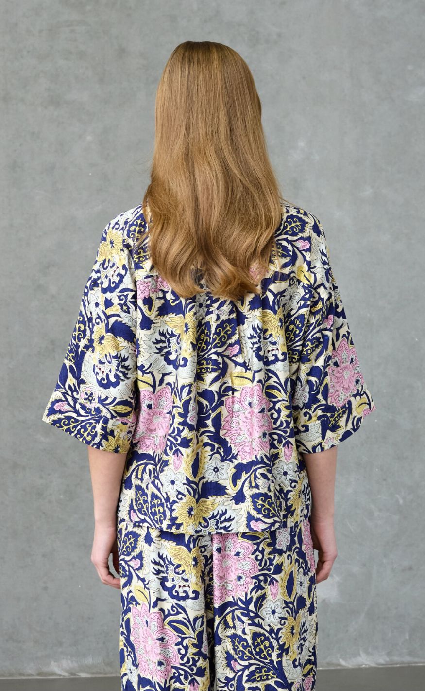Love & Divine Skjorte - Love1338-3 - Navy Paisley