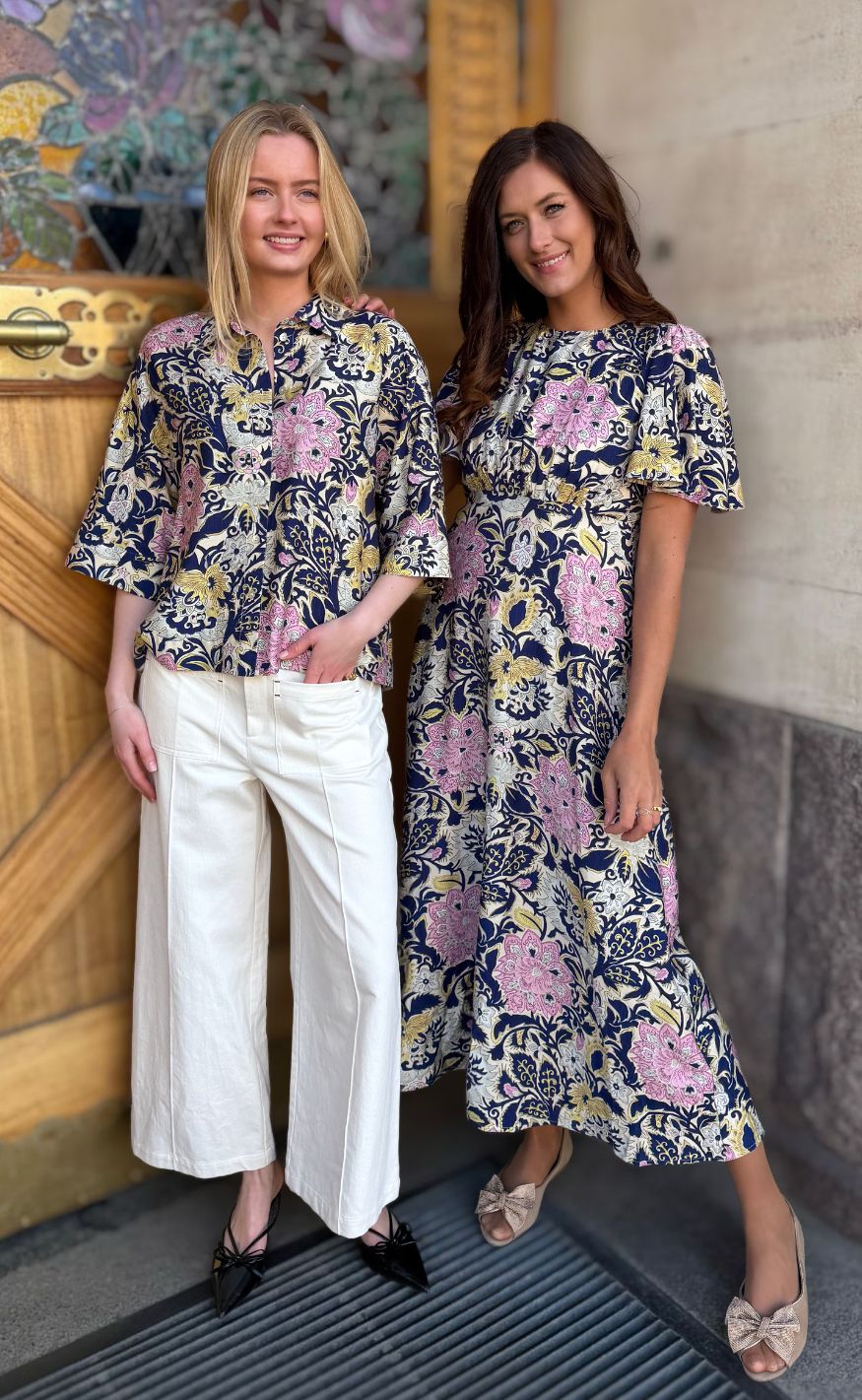 Love & Divine Skjorte - Love1338-3 - Navy Paisley