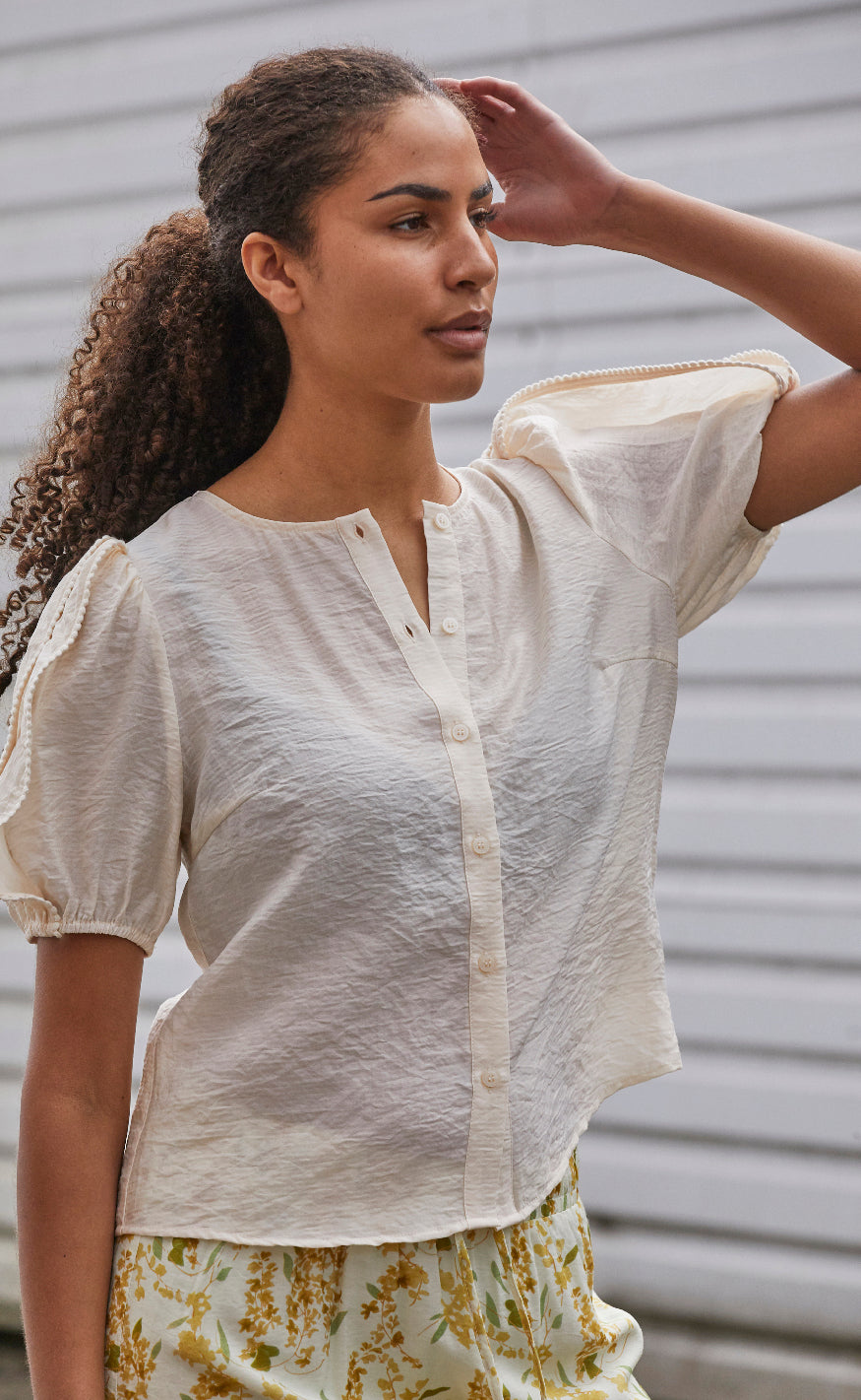 Love & Divine Skjorte - Love1377 - Cream