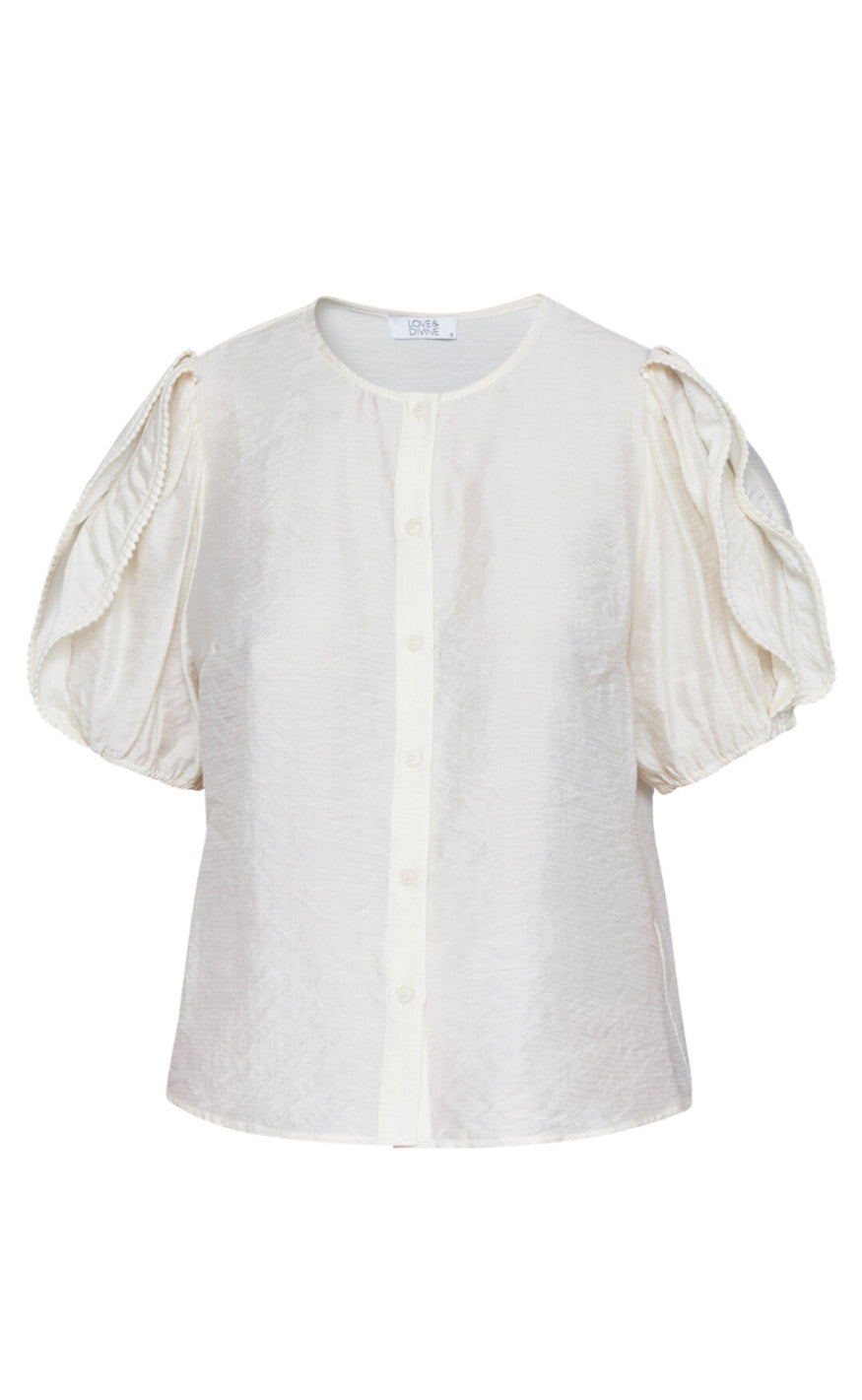 Love & Divine Skjorte - Love1377 - Cream