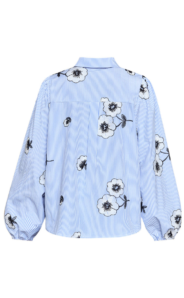 Love & Divine Skjorte - Love1430-1 - Blue Flower