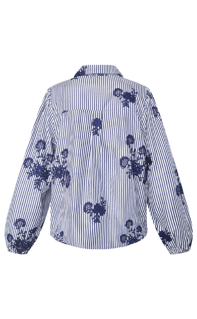 Love & Divine Skjorte - Love1430 - Blue Stripe