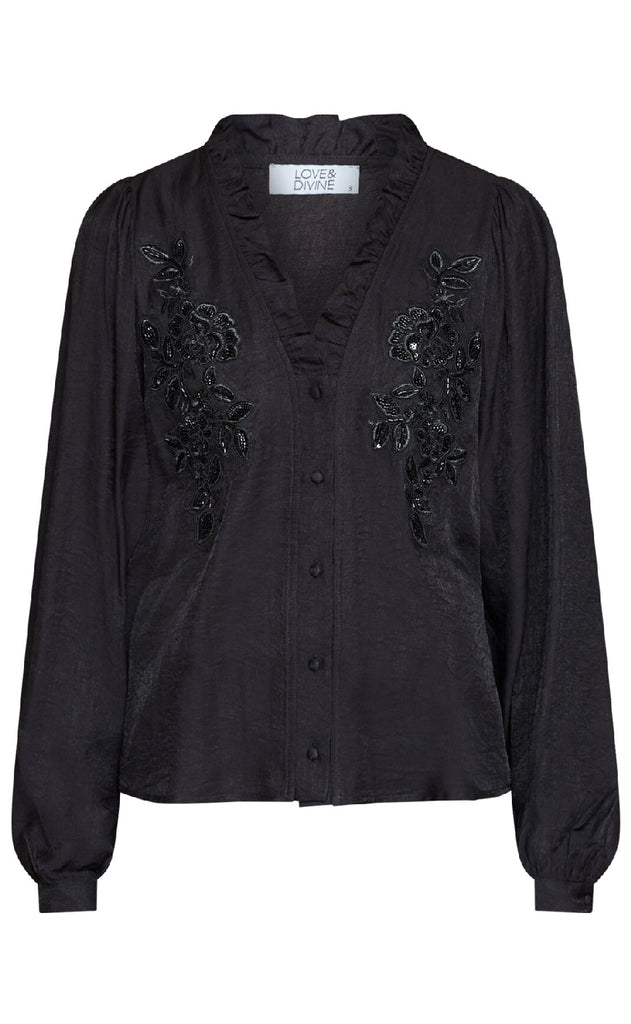 Love & Divine Skjorte - Love1483 - Black