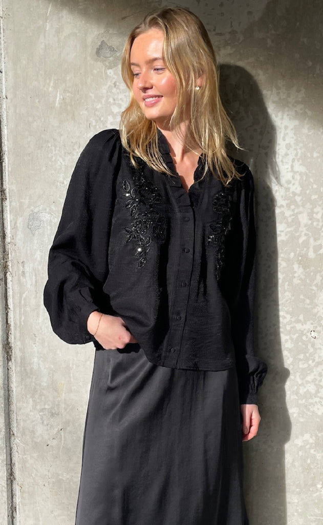Love & Divine Skjorte - Love1483 - Black