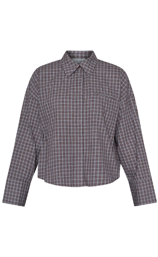 Love & Divine Skjorte - Love1495 - Brown Check