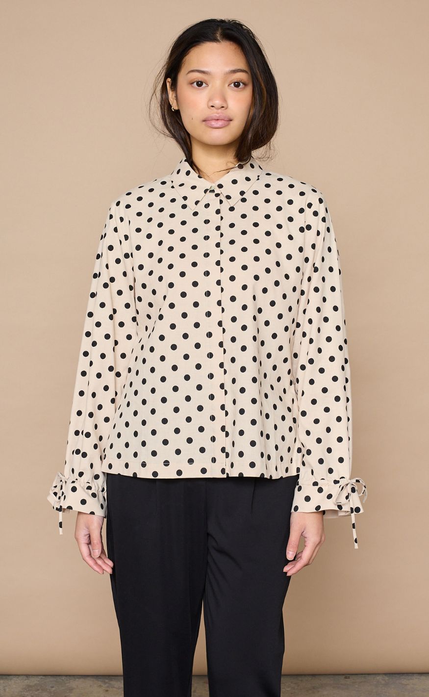 Love & Divine Skjorte - Love1497 - Cream/Dot