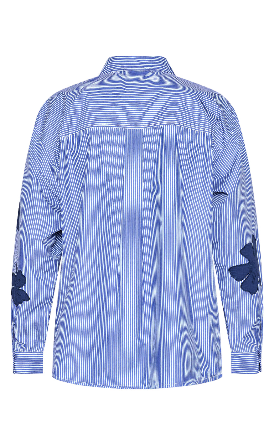 Love & Divine Skjorte - Love1499 - Blue Flower