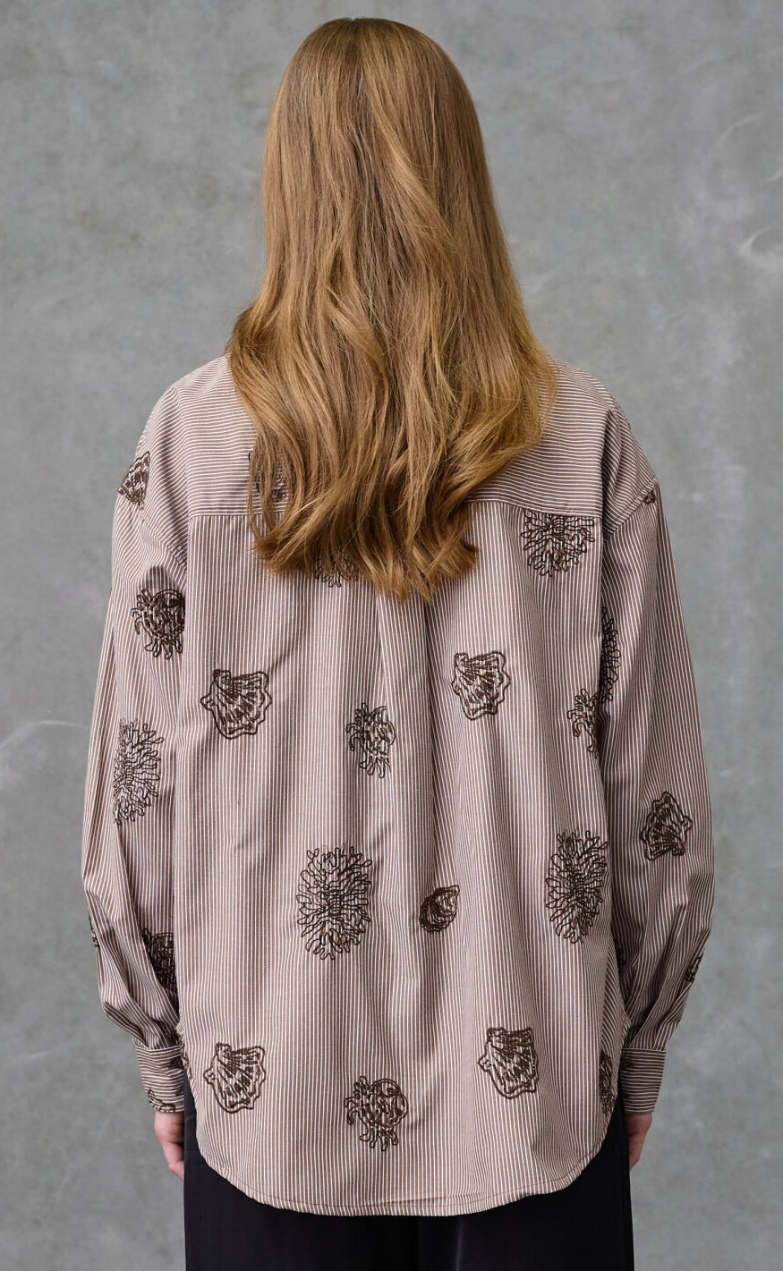 Love & Divine Skjorte - Love1516 - Brown Stripe