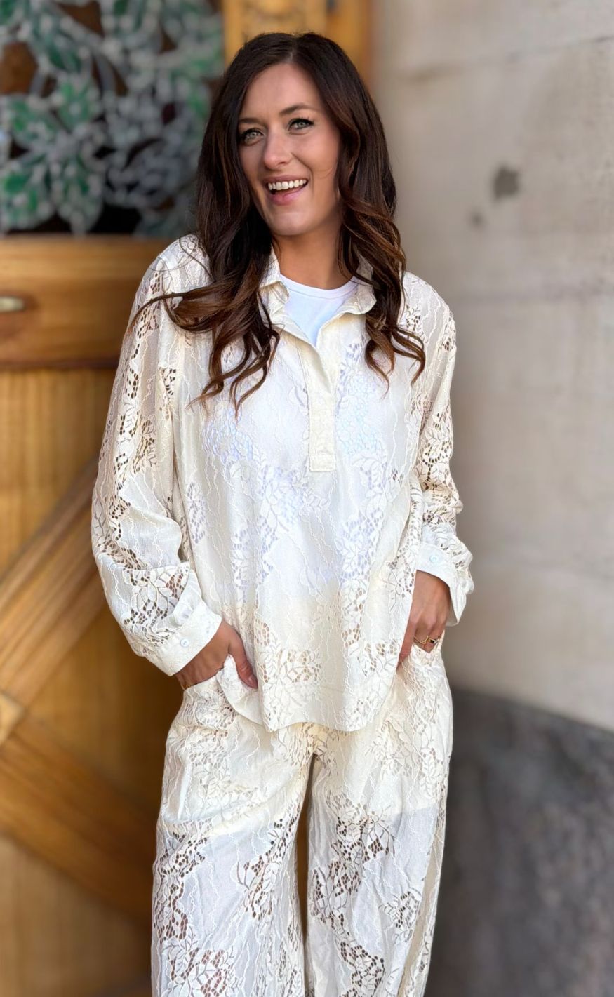 Love & Divine Skjorte - Love1526 - Cream