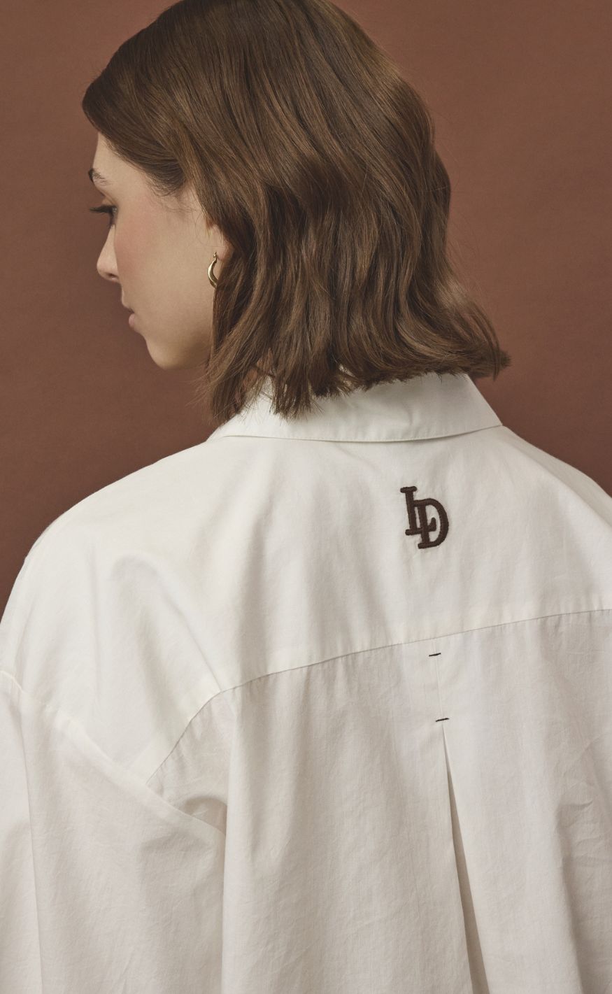 Love & Divine Skjorte - Love1546 - White/Brown