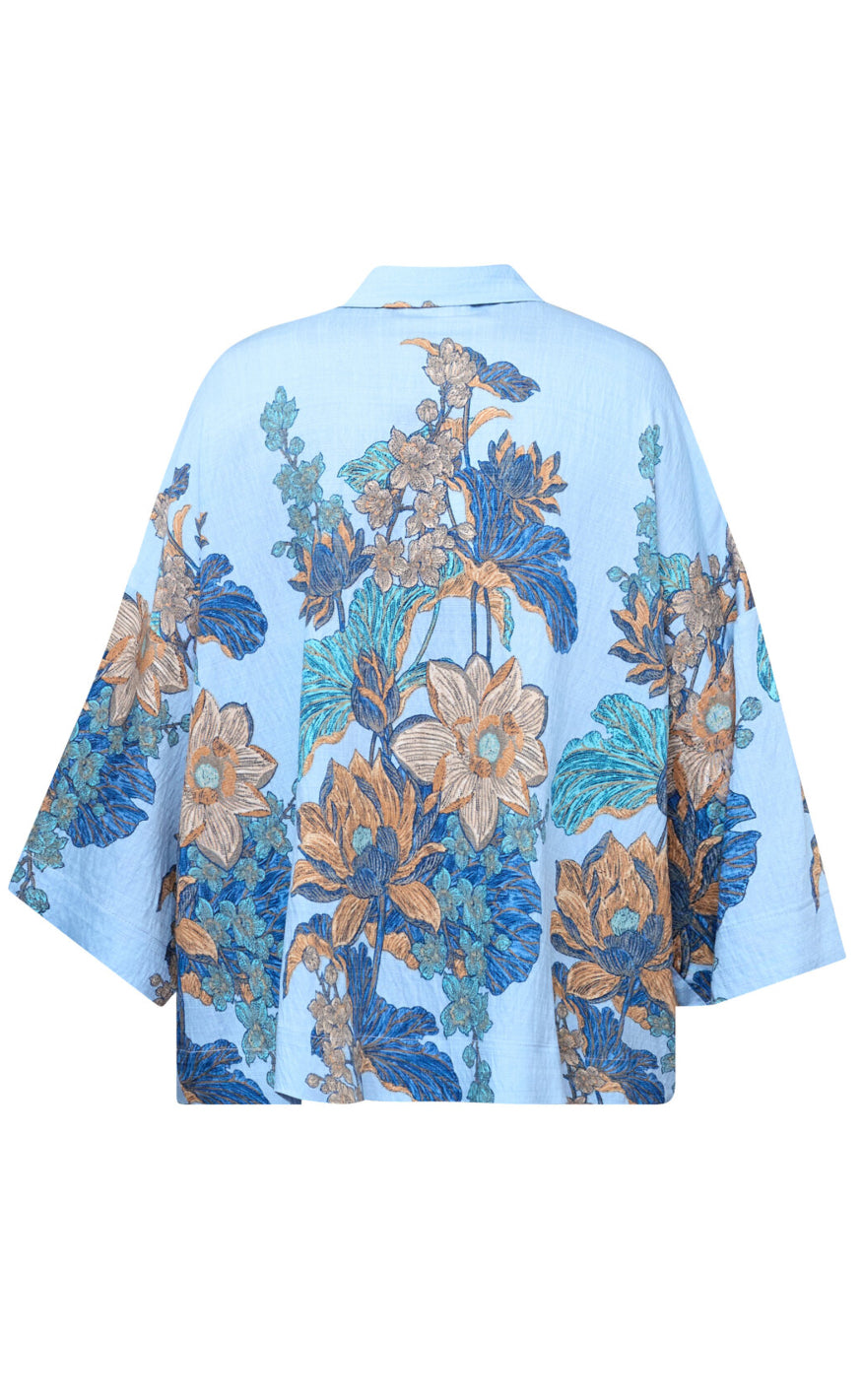 Love & Divine Skjorte - Love1553 - Blue Paisley