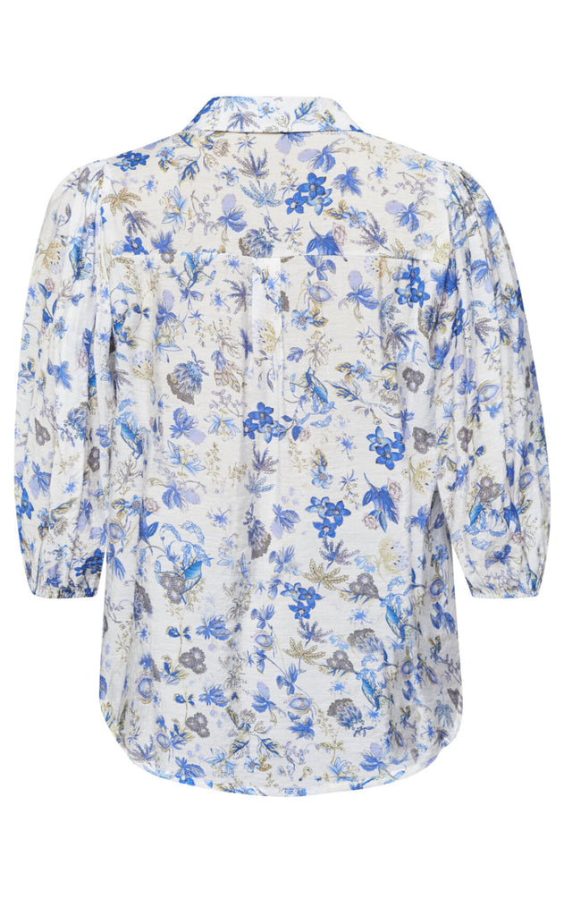 Love & Divine Skjorte - Love436-14 - Blue Flower