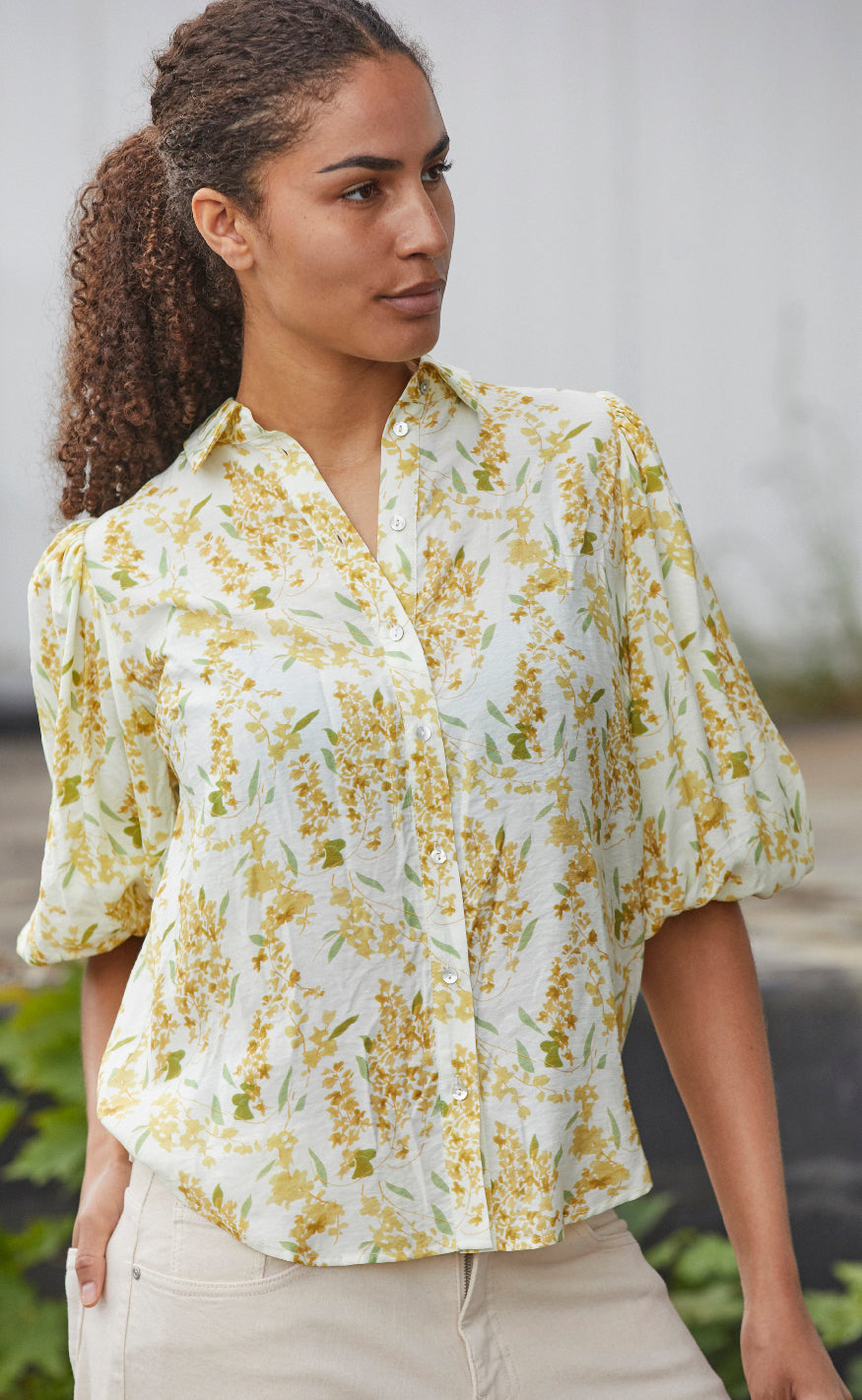 Love & Divine Skjorte - Love436-16 - Flower