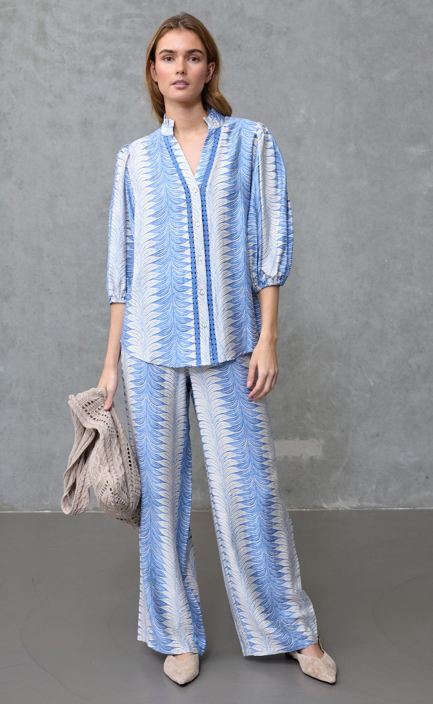 Love & Divine Skjorte - Love456-10 - Blue Dream Ethnic