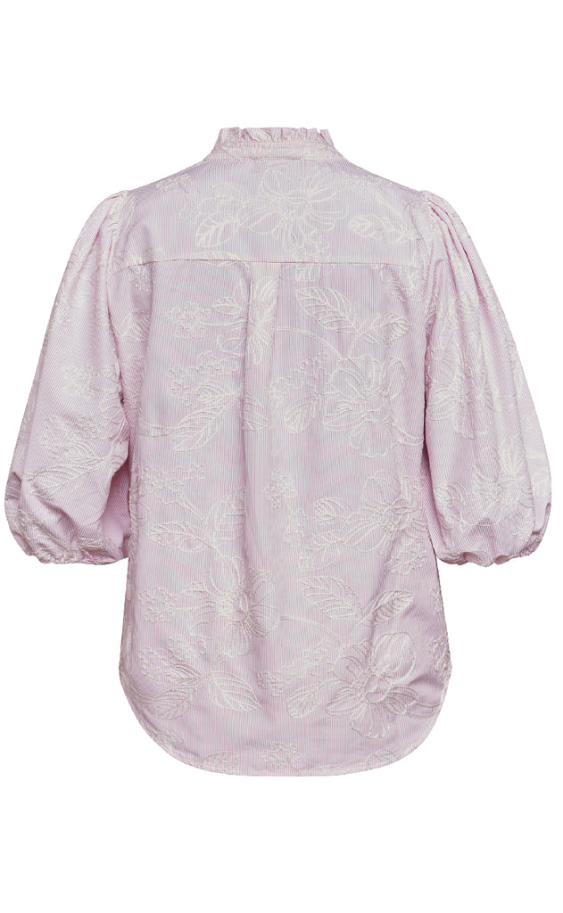 Love & Divine Skjorte - Love456-5 - Pink/Stripe
