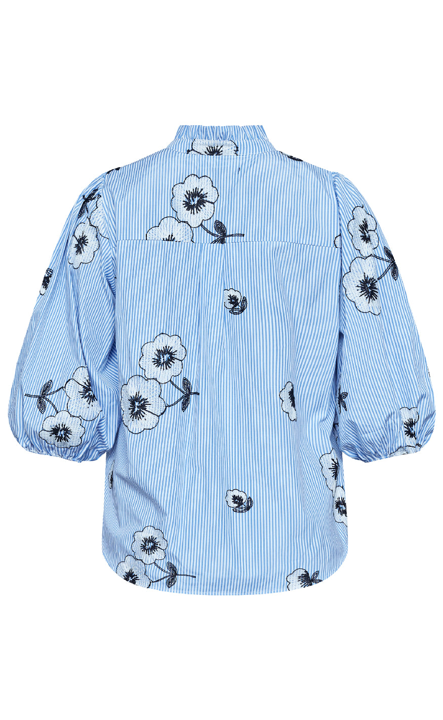 Love & Divine Skjorte - Love456-8 - Stripe/Flower