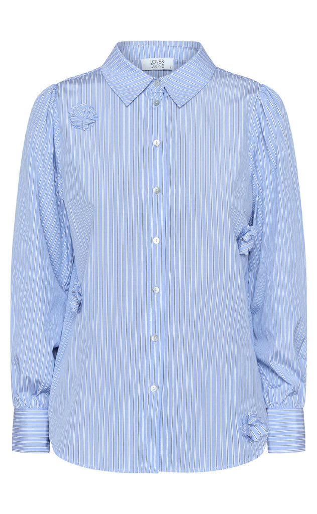Love & Divine Skjorte - Love919-21 - Blue Stripes