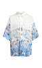 Love & Divine Skjorte - Love971-16 - Blue/Brown Flower