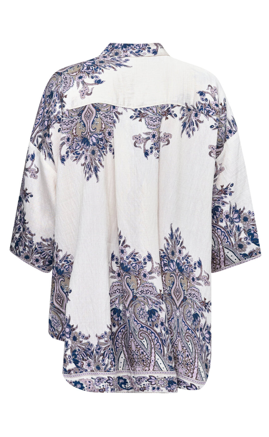 Love & Divine Skjorte - Love971-17 - Champagne Paisley
