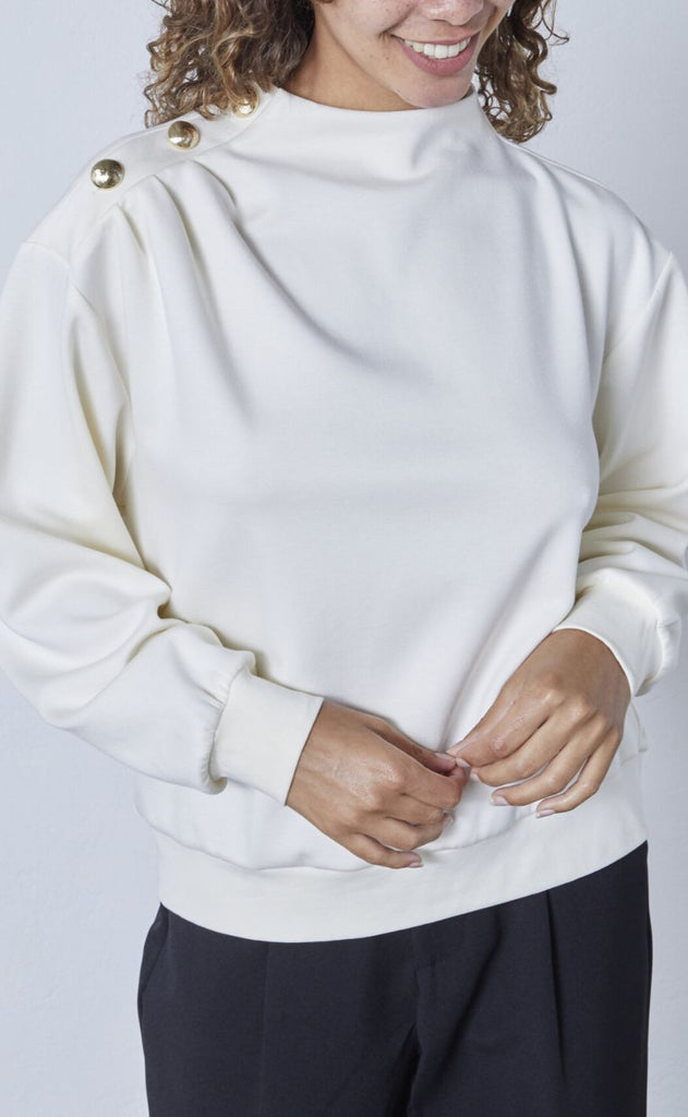 Love & Divine Sweatshirt - Love1410 - Cream