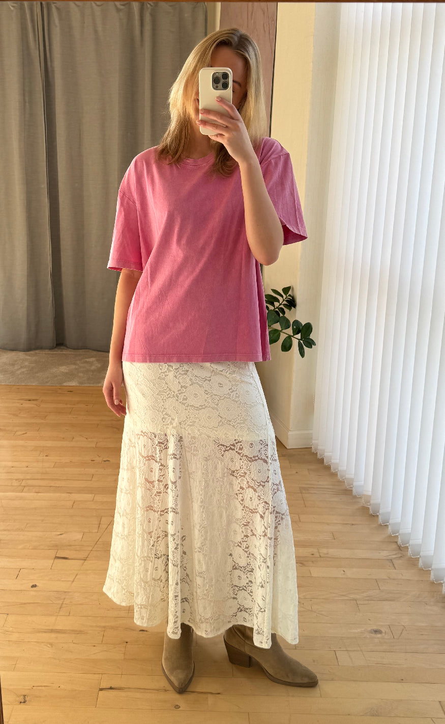 Love & Divine T-shirt - Love1303-1 - Pink Wash