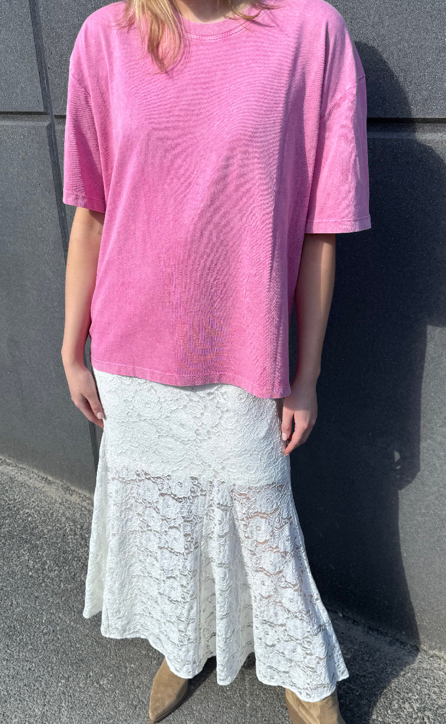 Love & Divine T-shirt - Love1303-1 - Pink Wash