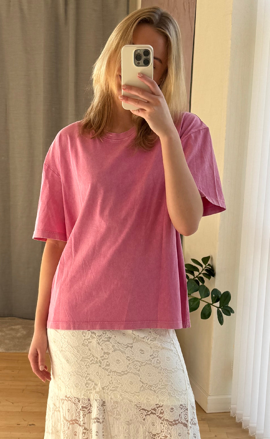 Love & Divine T-shirt - Love1303-1 - Pink Wash