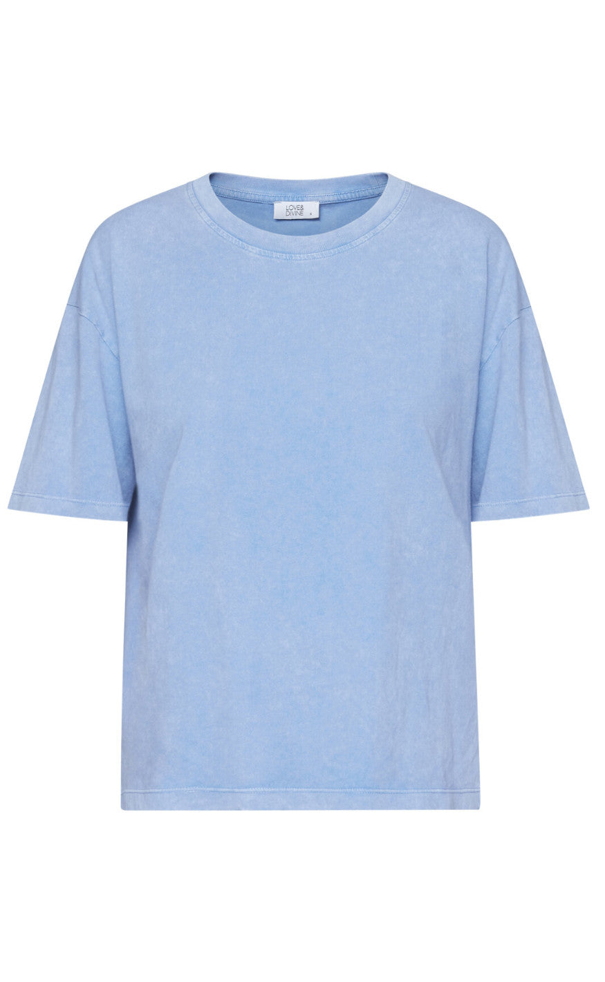 Love & Divine T-shirt - Love1303-2 - Blue Wash