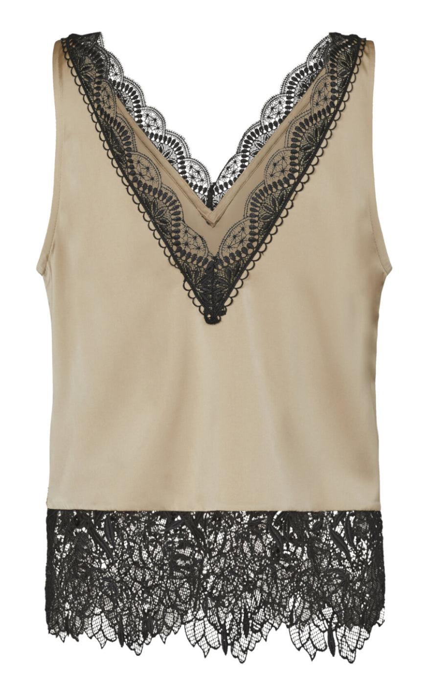 Love & Divine Top - Love1080 - Beige/Black