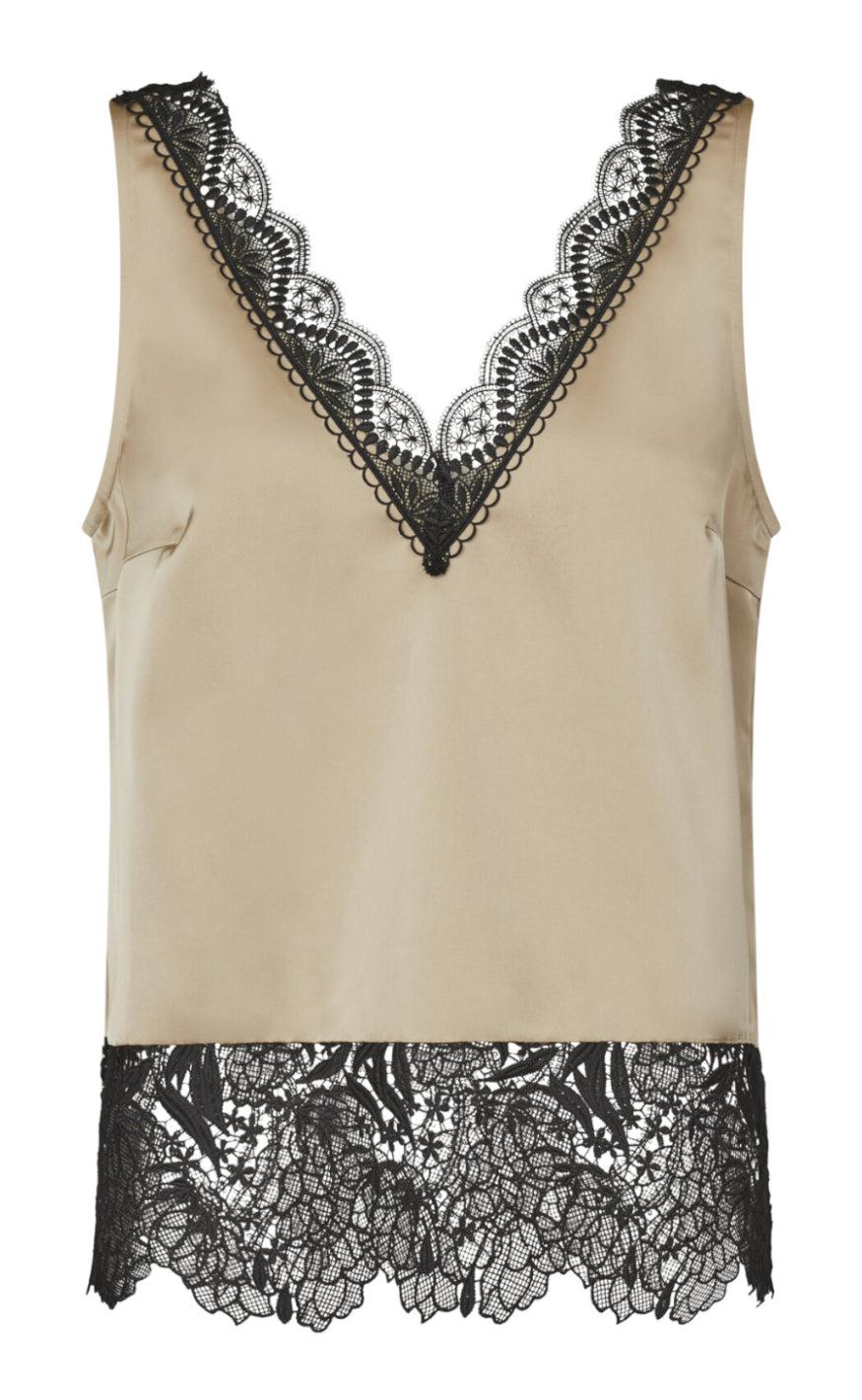 Love & Divine Top - Love1080 - Beige/Black