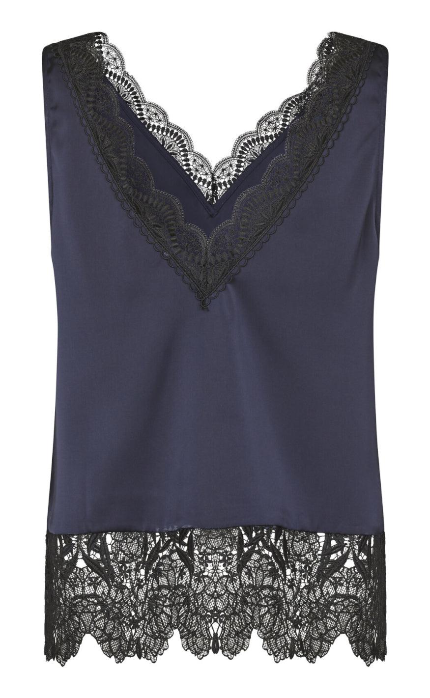 Love & Divine Top - Love1080 - Navy/Black