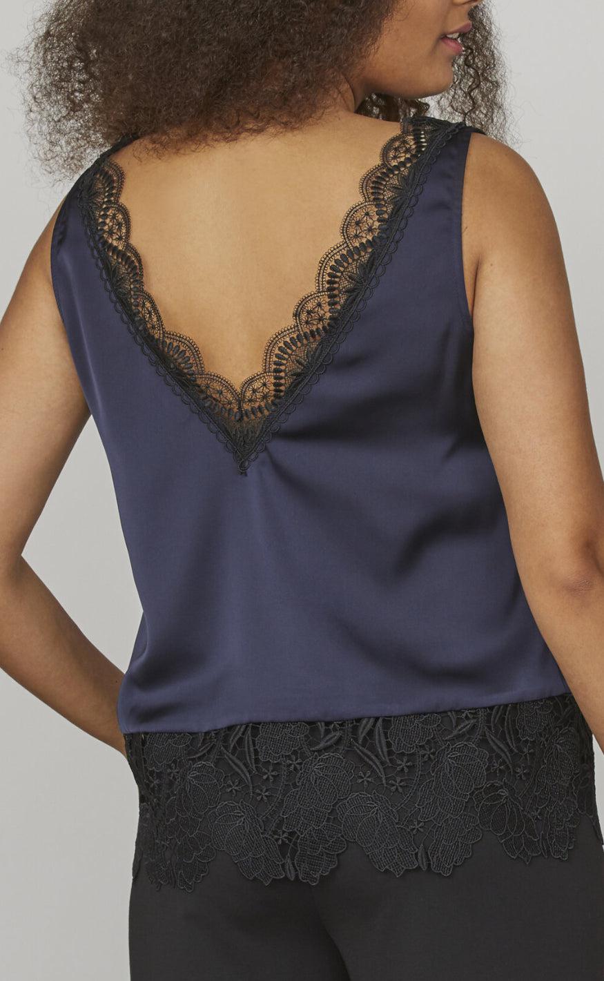 Love & Divine Top - Love1080 - Navy/Black