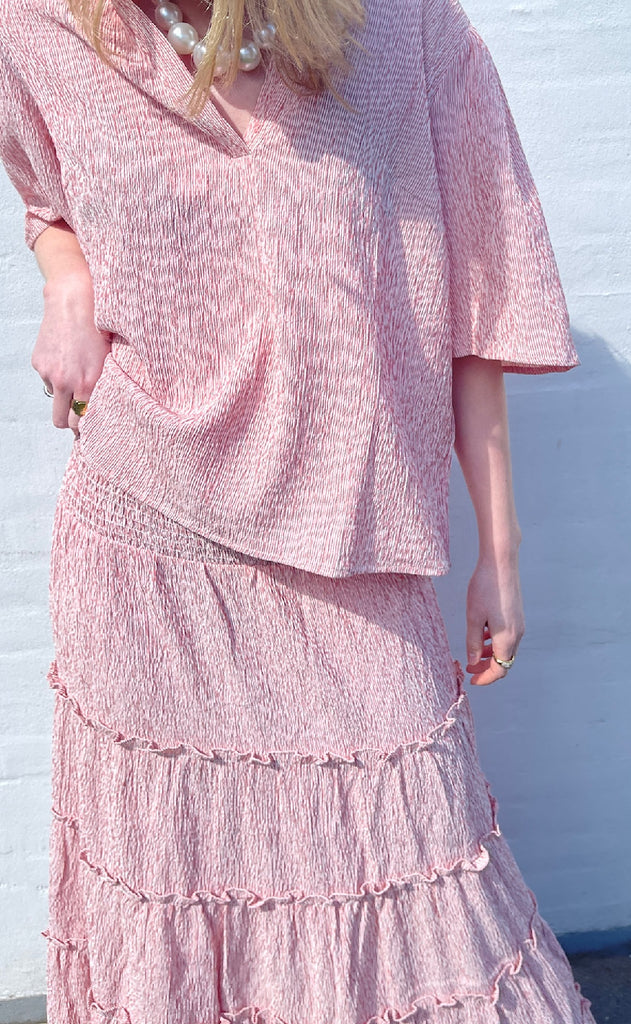 Love & Divine Top - Love1296-1 - Red/White Stripe