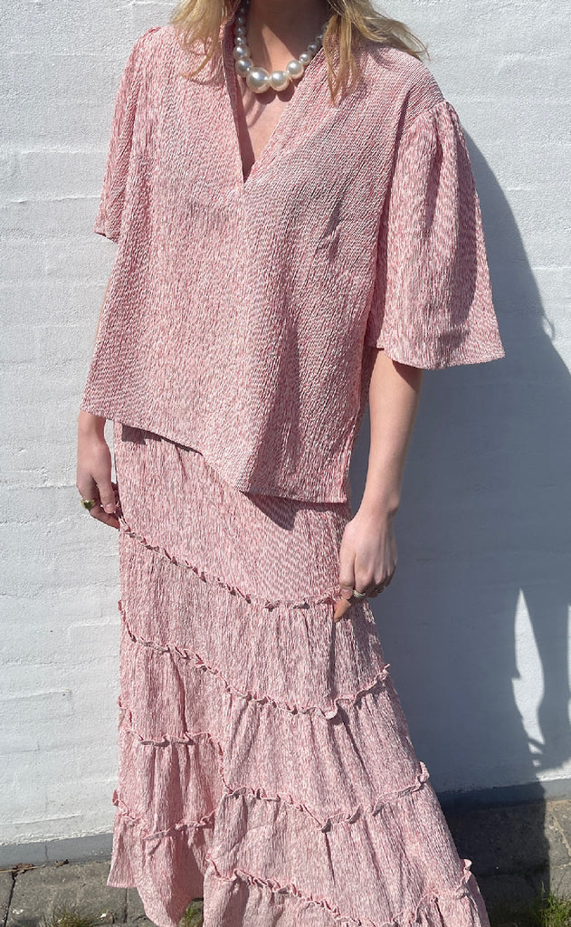 Love & Divine Top - Love1296-1 - Red/White Stripe