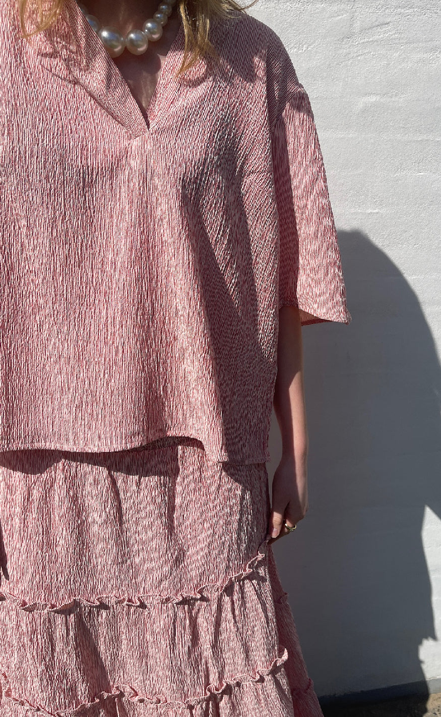 Love & Divine Top - Love1296-1 - Red/White Stripe
