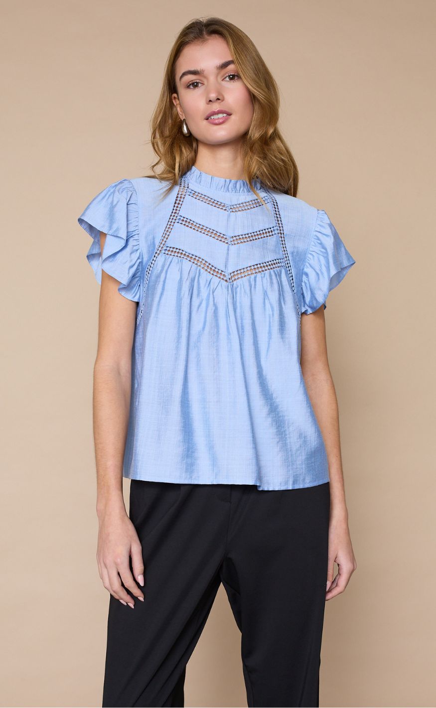 Love & Divine Top - Love1374 - Mid Blue