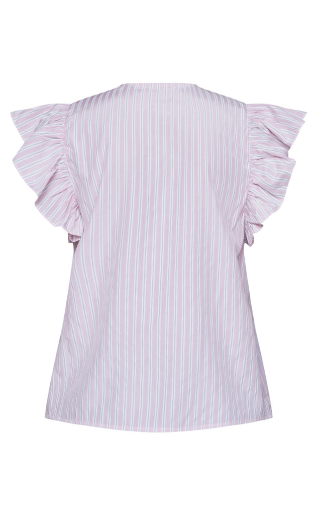 Love & Divine Top - Love1382 - Baby Pink/Stripe
