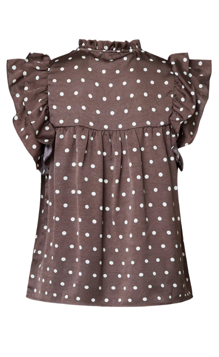 Love & Divine Top - Love1387 - Brown/Dot
