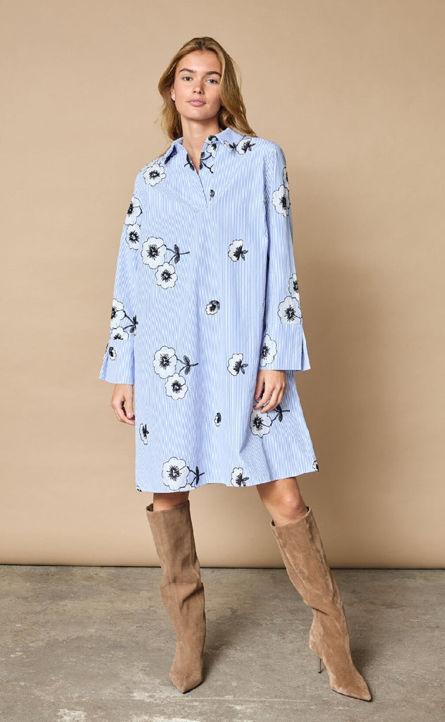 Love & Divine Tunika - Love1476 - Blue Flower