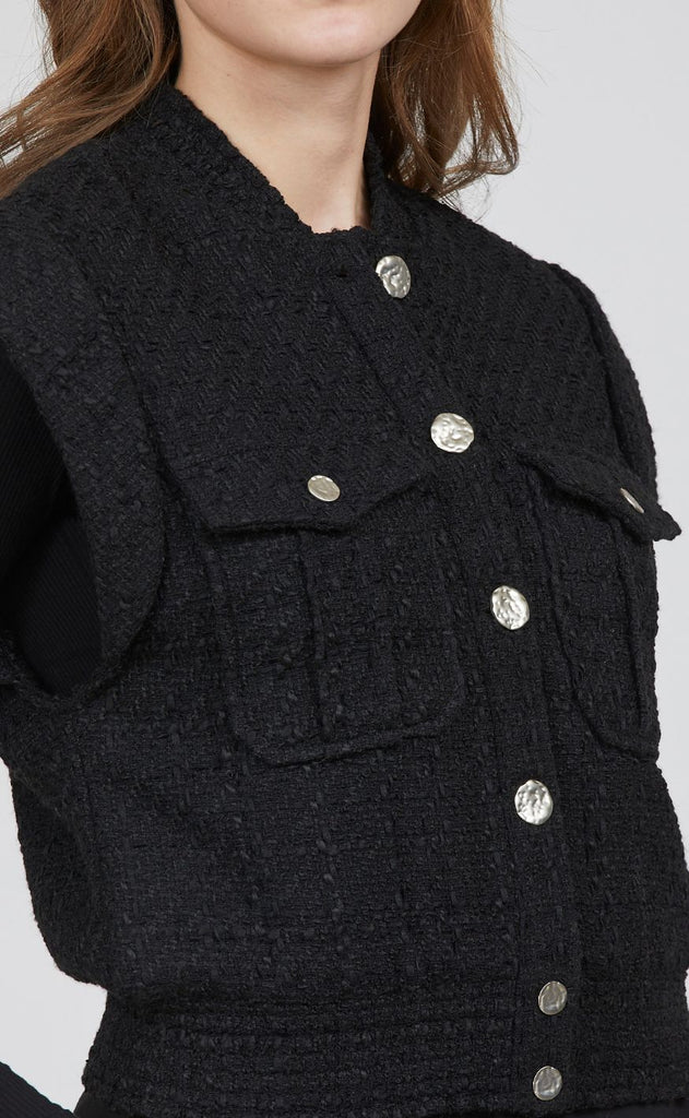 Love & Divine Vest - Love1273 - Black