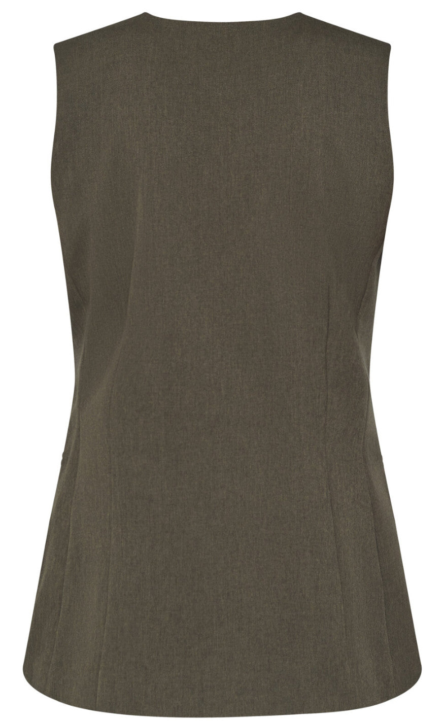 Love & Divine Vest - Love1343 - Brown Mel.