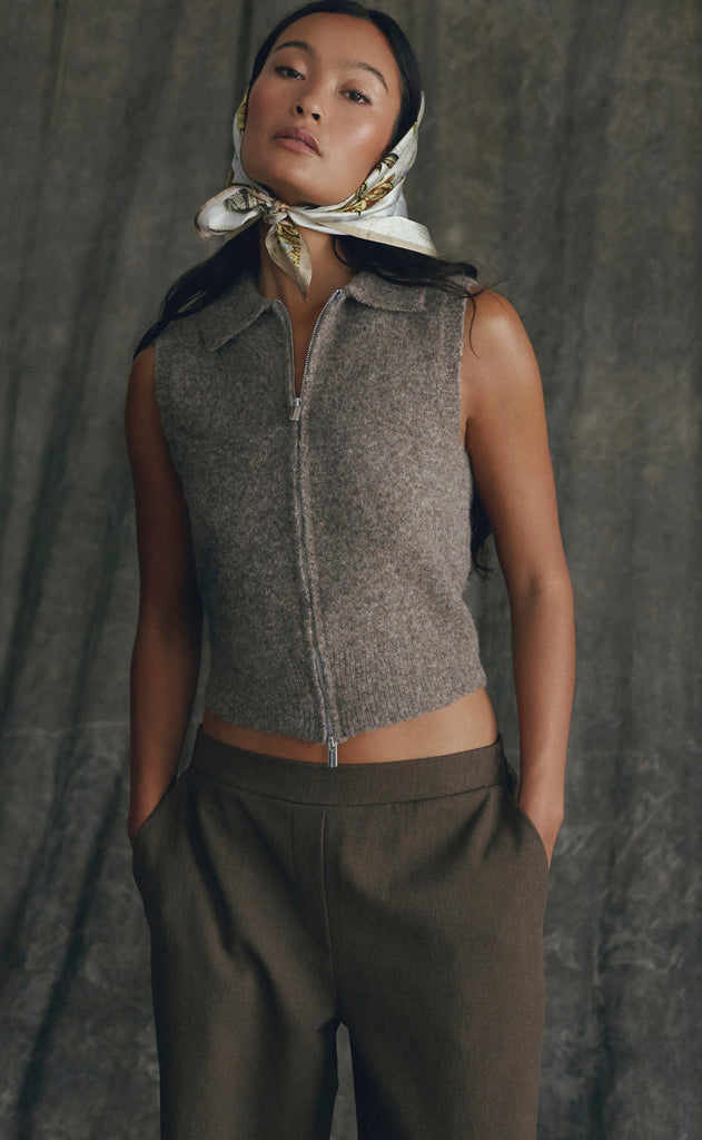 Love & Divine Vest - Love1454 - Grey Mel
