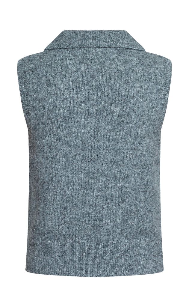 Love & Divine Vest - Love1454 - Grey Mel