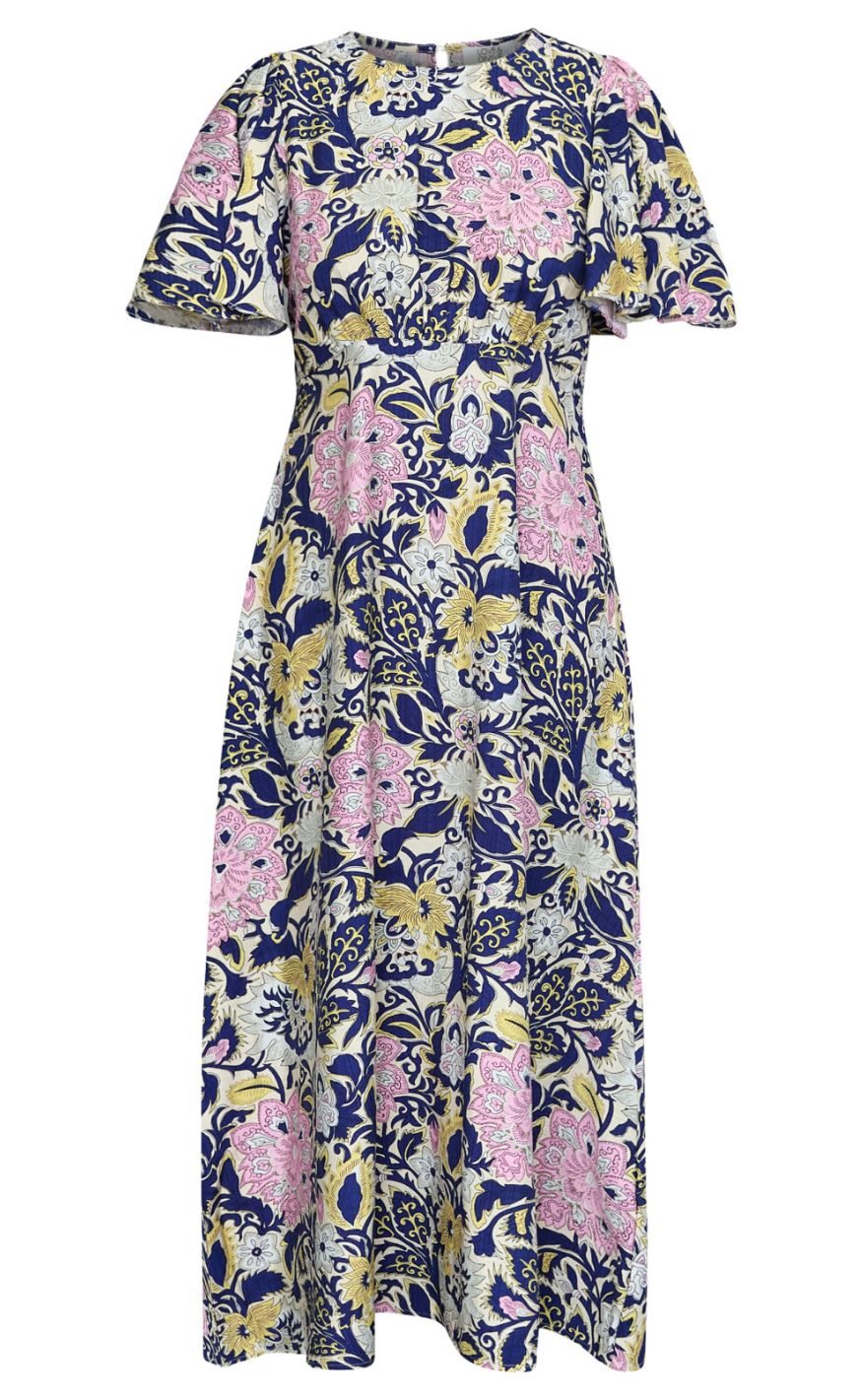 Love & Divne Kjole - Love1000-16 - Navy Paisley